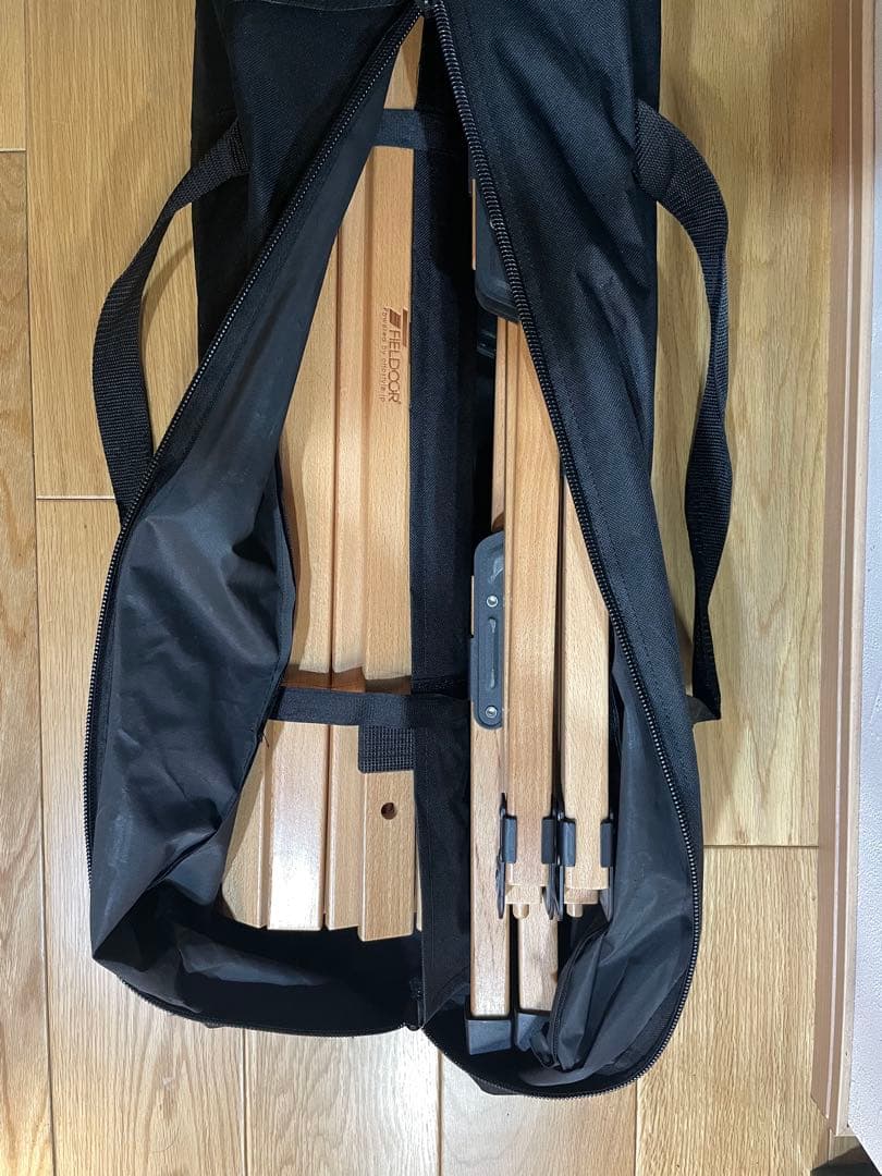 FIELDDOOR ロールトップテーブル 天然木