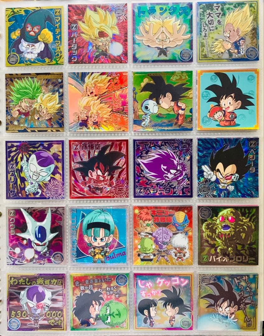 ドラゴンボール&ワンピース にふぉるめーしょんシール まとめ売り!!