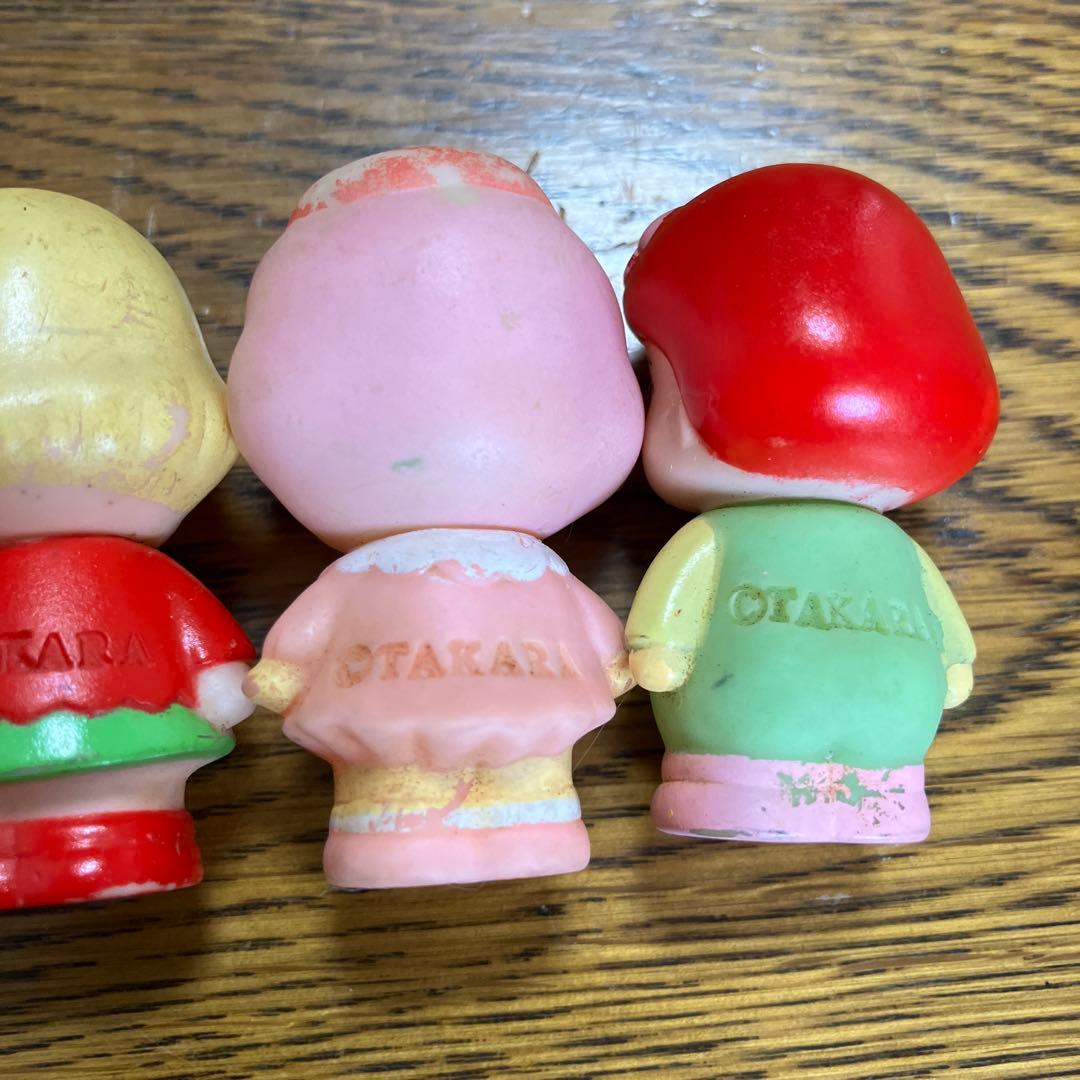 レア　初期　こえだちゃんとおともだち ソフビフィギュア　5体　ラッピー等3体