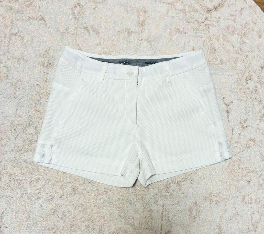 新品L！アディダスゴルフ 春夏セットアップ 高機能モックネック×ショートパンツ