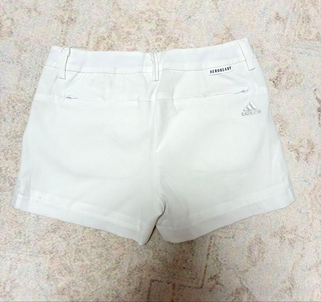 新品L！アディダスゴルフ 春夏セットアップ 高機能モックネック×ショートパンツ