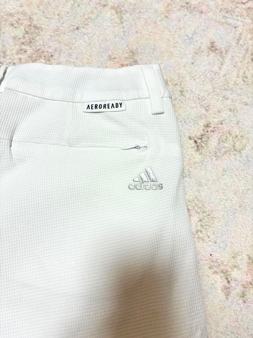 新品L！アディダスゴルフ 春夏セットアップ 高機能モックネック×ショートパンツ