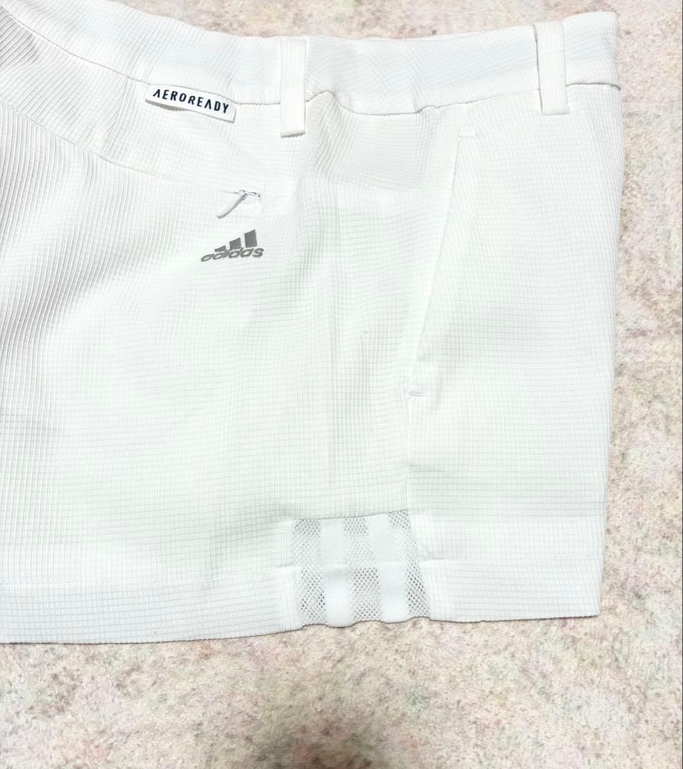 新品L！アディダスゴルフ 春夏セットアップ 高機能モックネック×ショートパンツ
