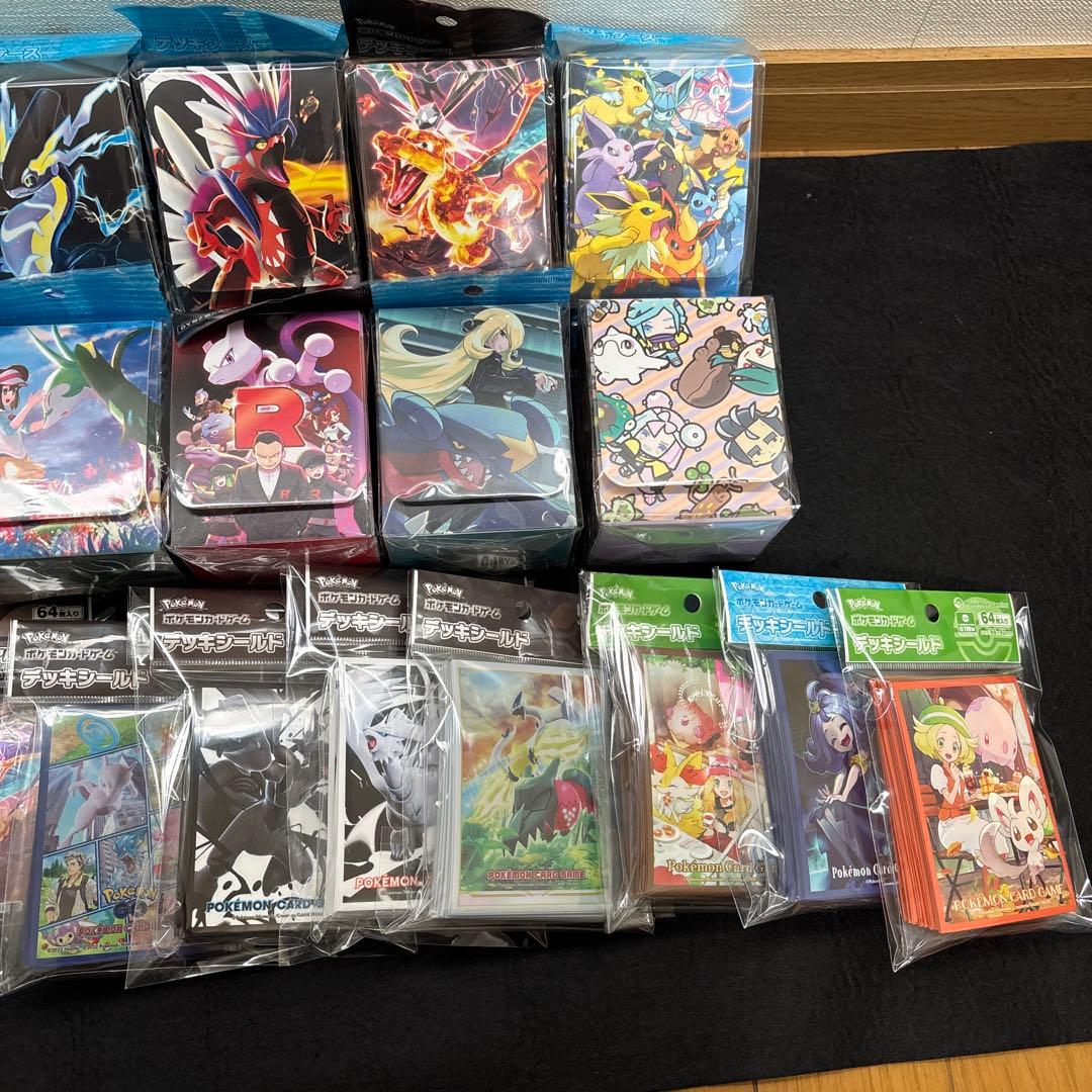 ポケモンカード　デッキシールド 10種　デッキケース 12種 サプライまとめ売り