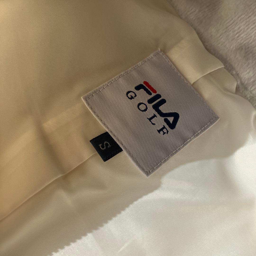 FILA フィラ 中綿ジャケット ライトアウター グレー ホワイト