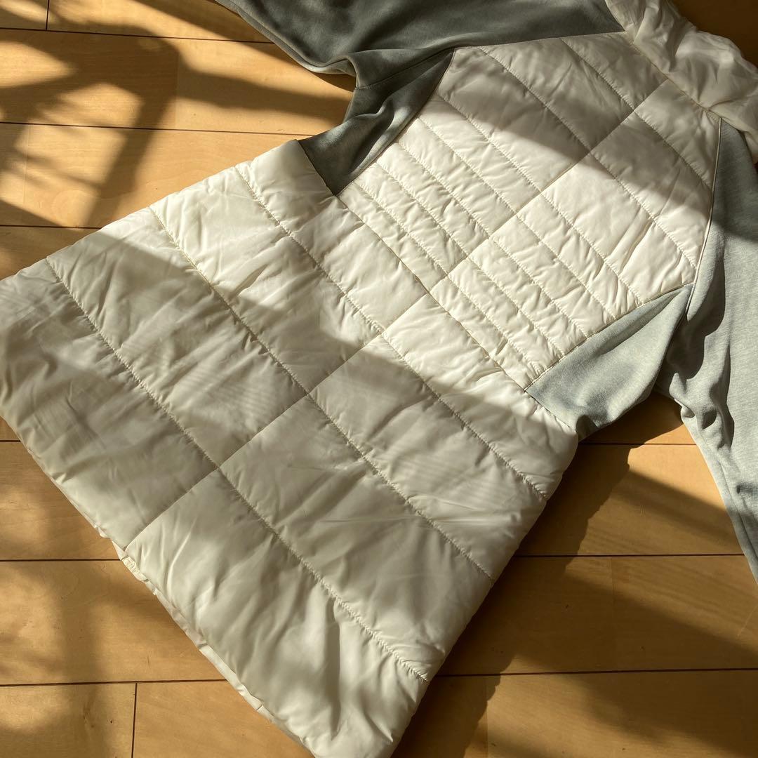 FILA フィラ 中綿ジャケット ライトアウター グレー ホワイト