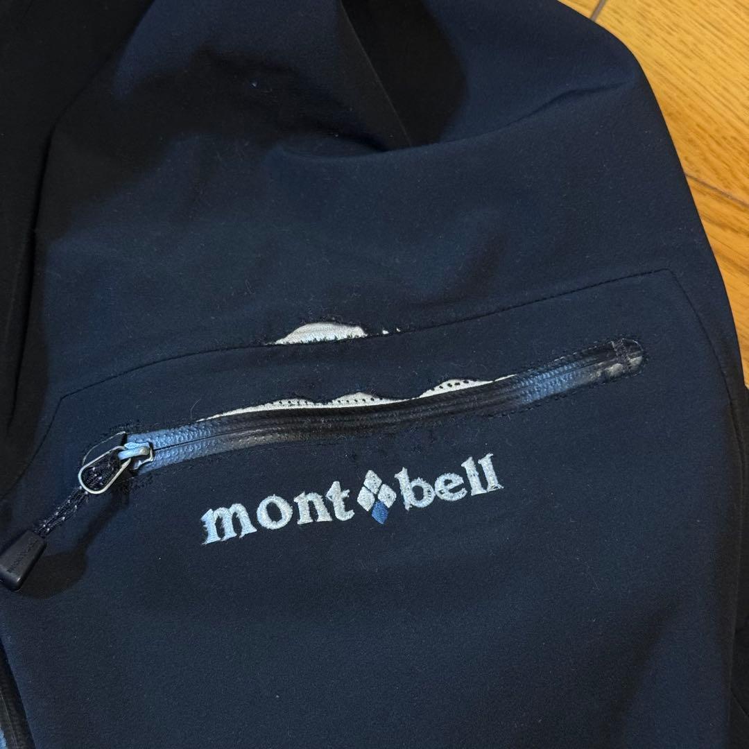 mont-bell パウダートラックビブ L-Sサイズ スキースノーボードパンツ