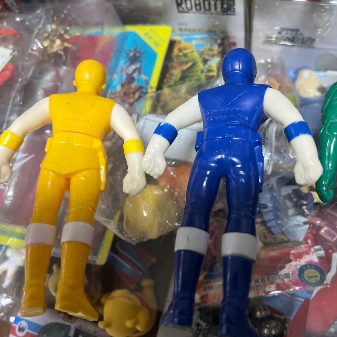 レトロ　当時物　光戦隊マスクマン ソフビ　1987