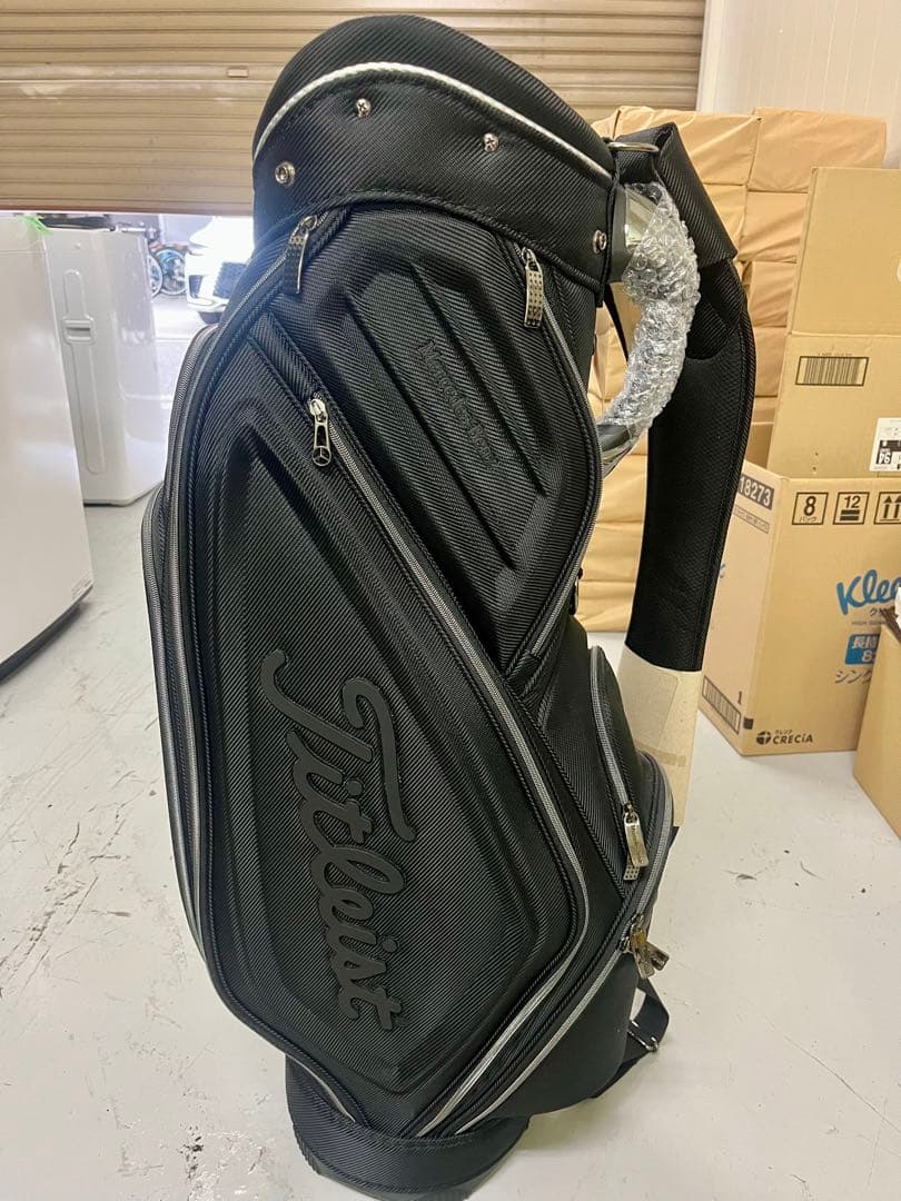 Titleist ゴルフバッグ メルセデス・ベンツロゴ付き ブラック