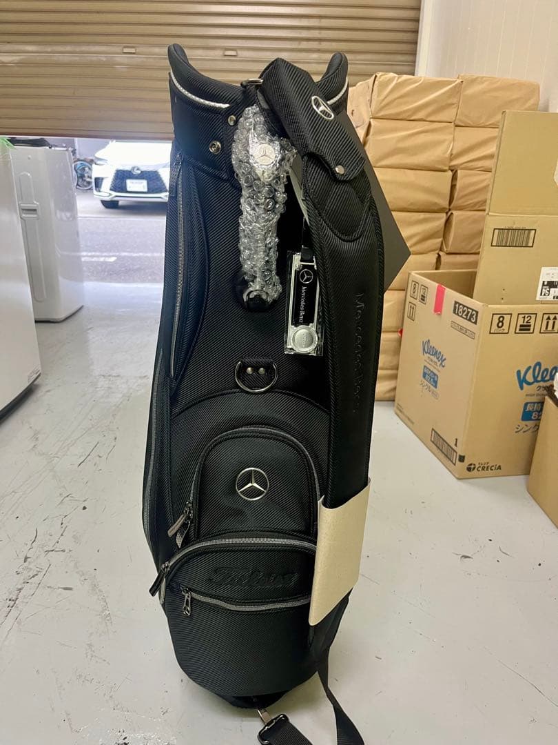 Titleist ゴルフバッグ メルセデス・ベンツロゴ付き ブラック