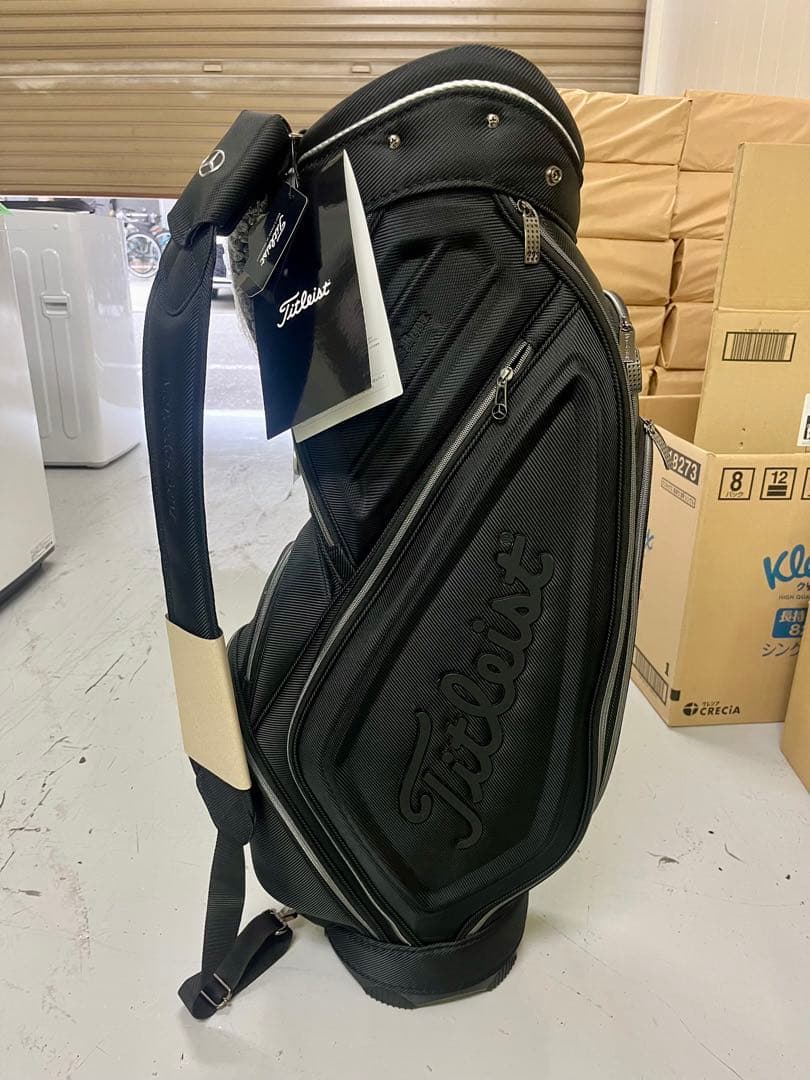 Titleist ゴルフバッグ メルセデス・ベンツロゴ付き ブラック