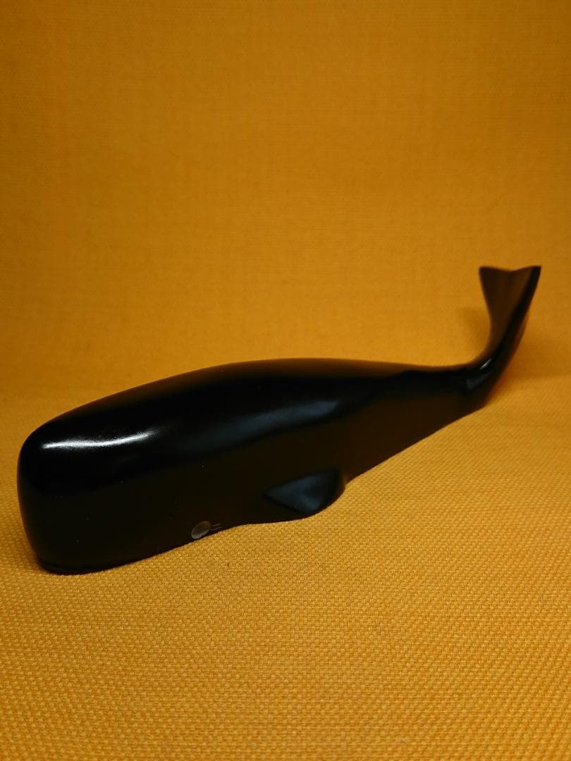 【美品】サカナ　クジラ　鯨　石製　置物　インテリア　工芸品　美術品　A1671
