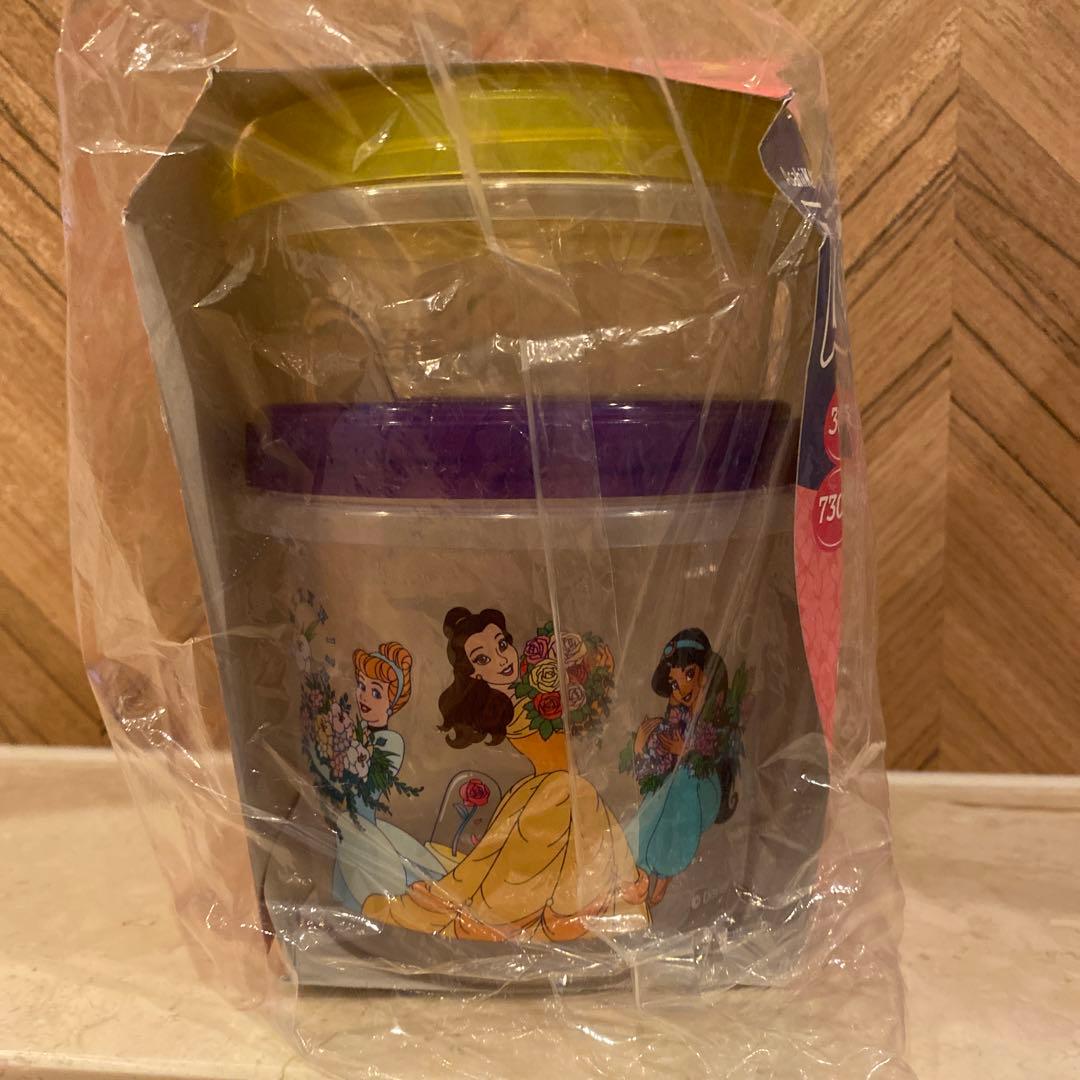 新品未使用！ziploc☆コンテナ☆ディズニープリンセス3種セット