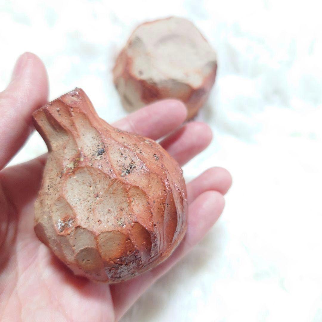 ◎【2618】40 .ひよこ　カップ…備前焼