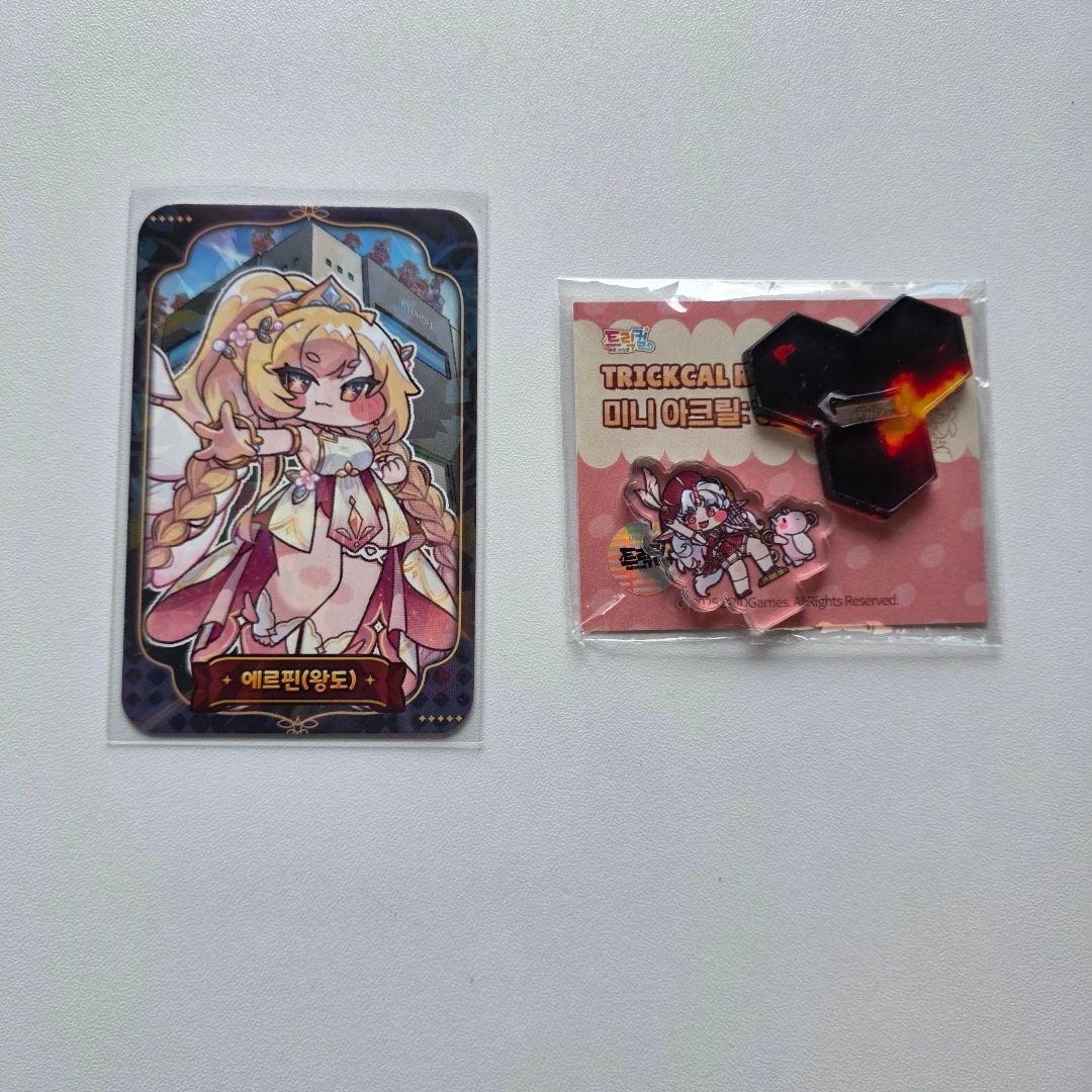 トリッカル 韓国展示会 2.5周年 非売品特典 ガチャ景品 ミニアクスタ エピカ