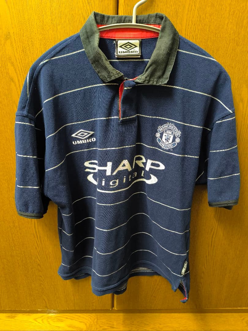 99-00 マンチェスターユナイテッド アウェーシャツ UMBRO ユースサイズ