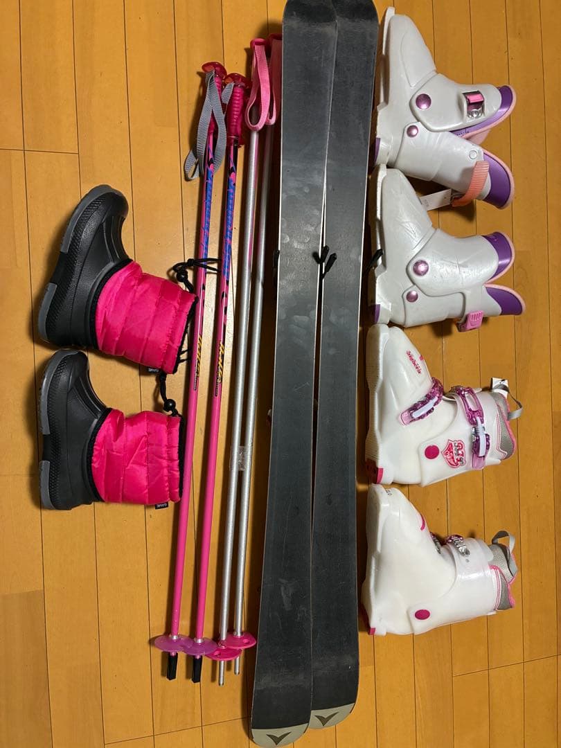Dinamstar スキー板セット120cm 靴21or22cm