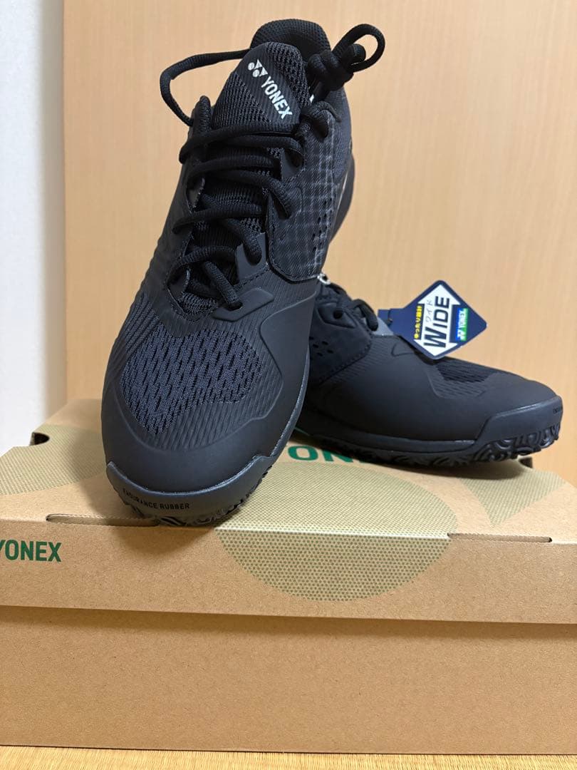 【新品・未使用】YONEX パワークッションソニケージWGC 黒 27.0