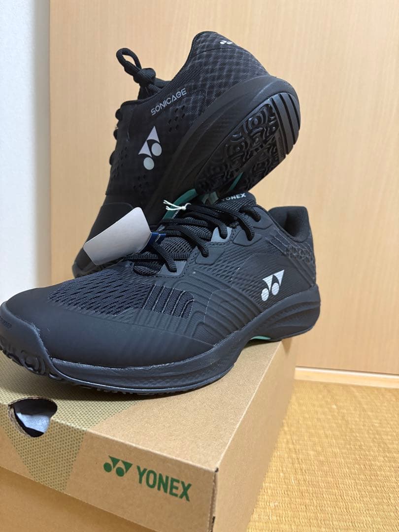【新品・未使用】YONEX パワークッションソニケージWGC 黒 27.0