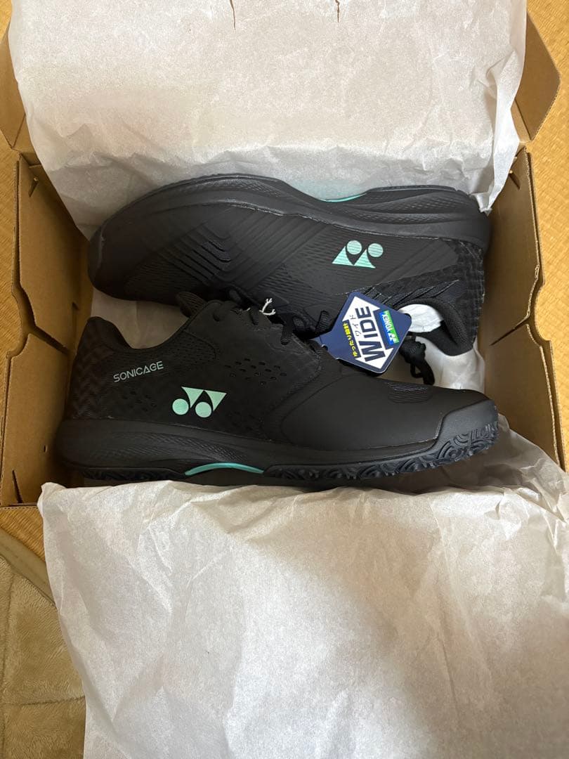 【新品・未使用】YONEX パワークッションソニケージWGC 黒 27.0