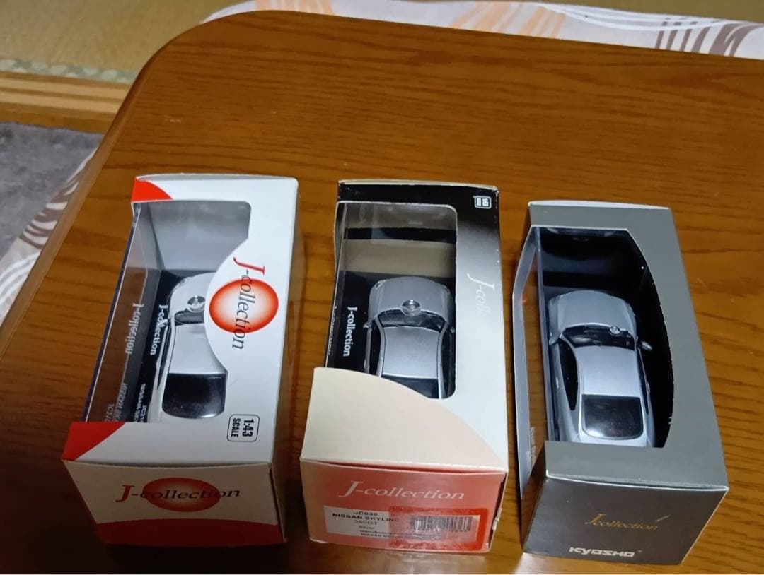 【3台セット】J−コレクション 京商　 日産　スカイライン　1/43