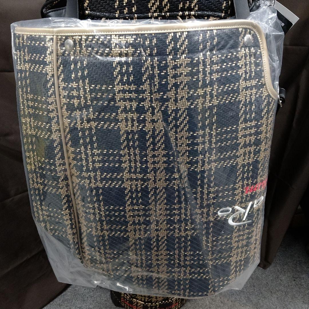 【新品、未使用】RomaRo　PREMIUM　ブラック/シルバー　キャディバッグ
