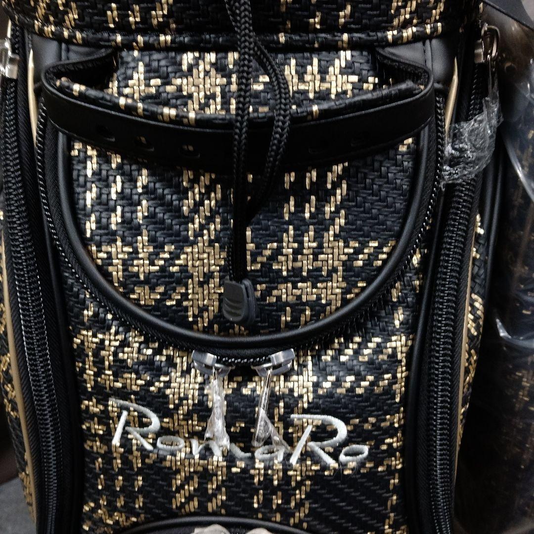 【新品、未使用】RomaRo　PREMIUM　ブラック/シルバー　キャディバッグ