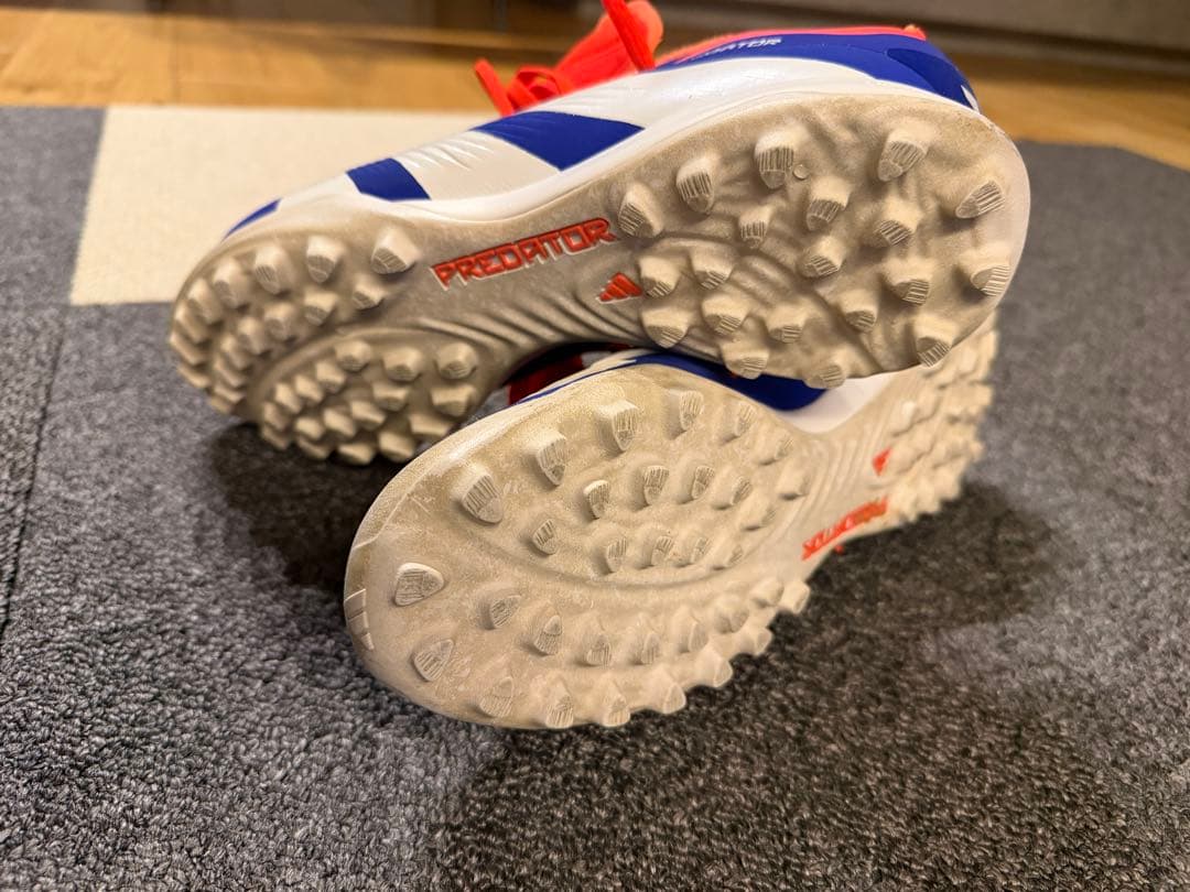 adidas Predator サッカーシューズ 青/オレンジ