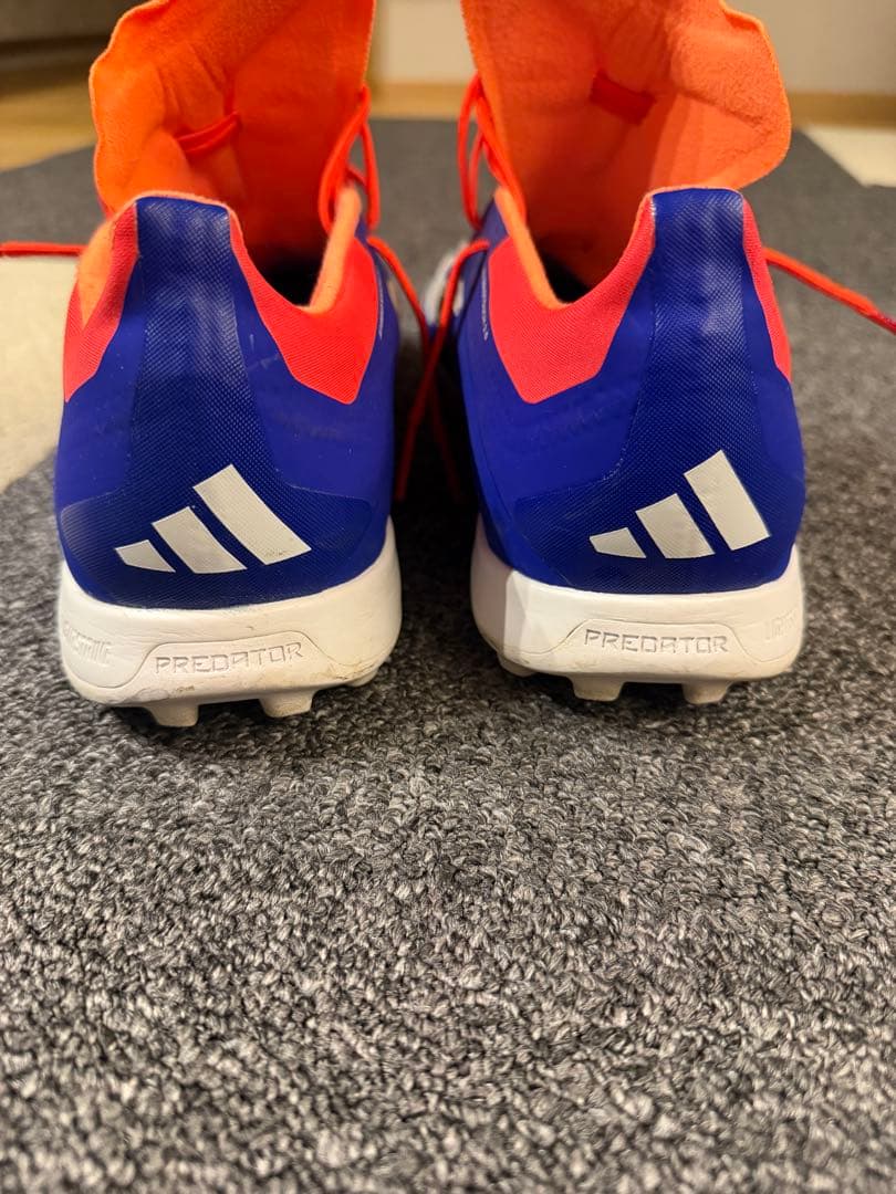 adidas Predator サッカーシューズ 青/オレンジ