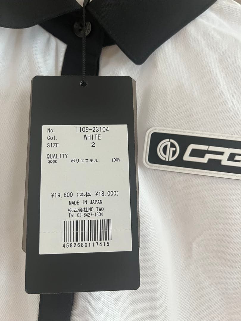 CPG レディース ゴルフシャツ ホワイト サイズ2 新品