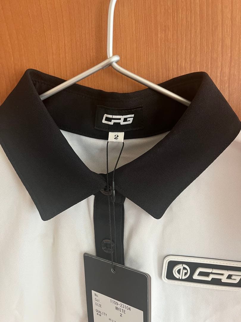 CPG レディース ゴルフシャツ ホワイト サイズ2 新品