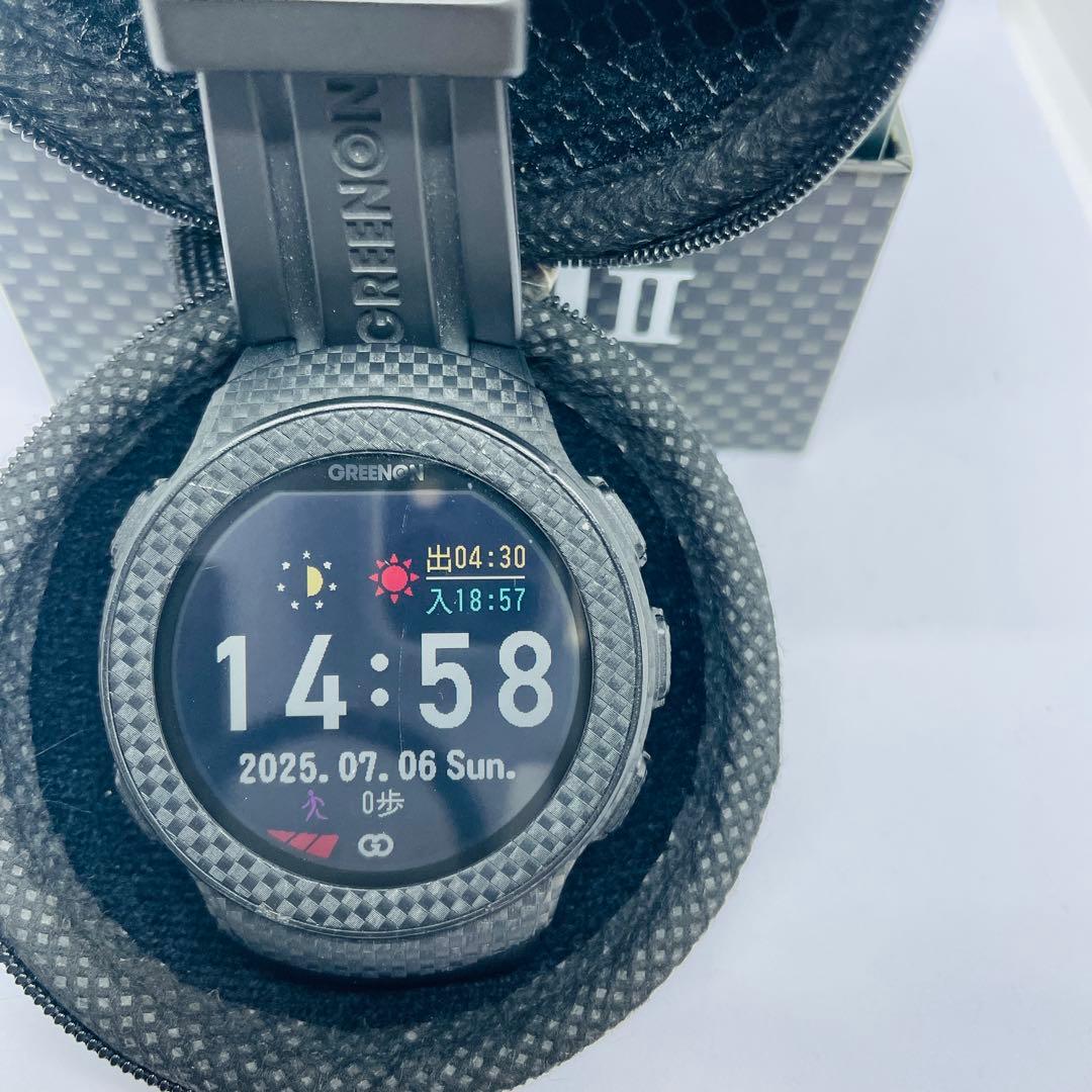 ★美品★GREENON グリーンオン★THE GOLF WATCH A1 II★
