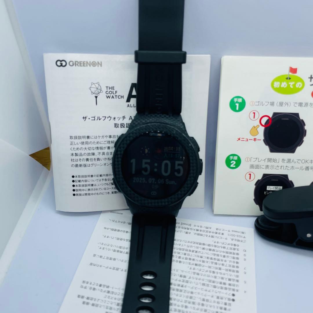 ★美品★GREENON グリーンオン★THE GOLF WATCH A1 II★