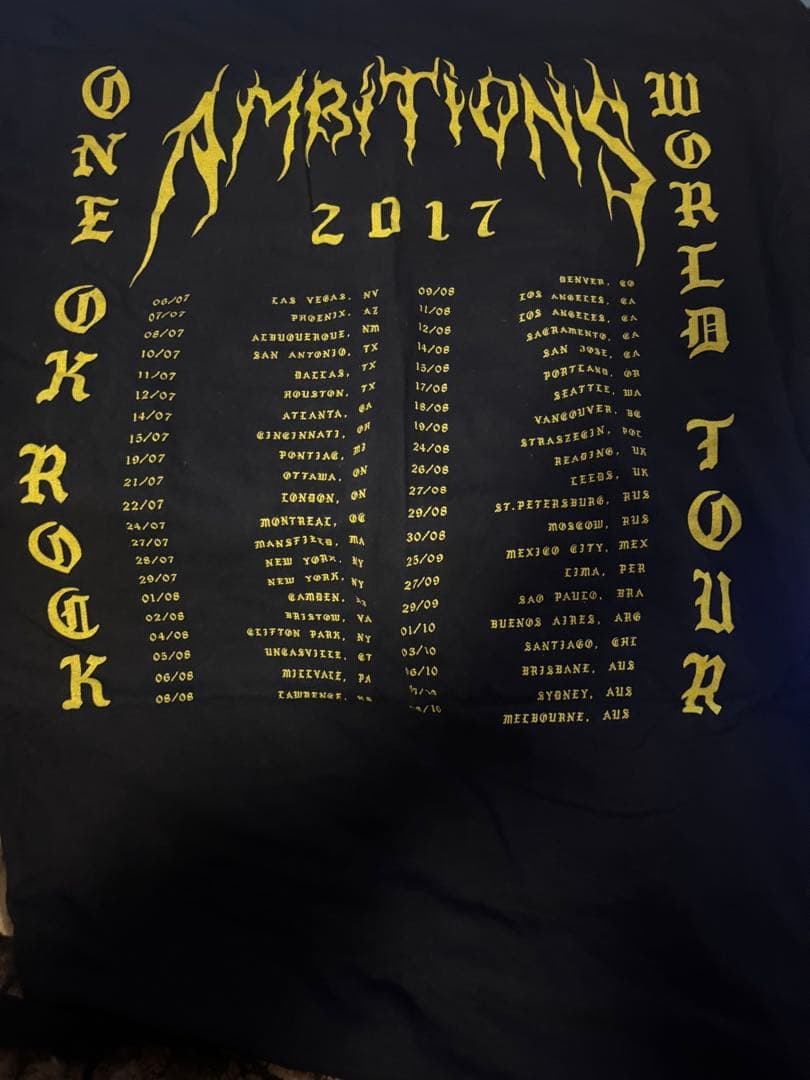 ワンオク　Tシャツ　Lサイズ　AMBITIONS（アンビションズ）