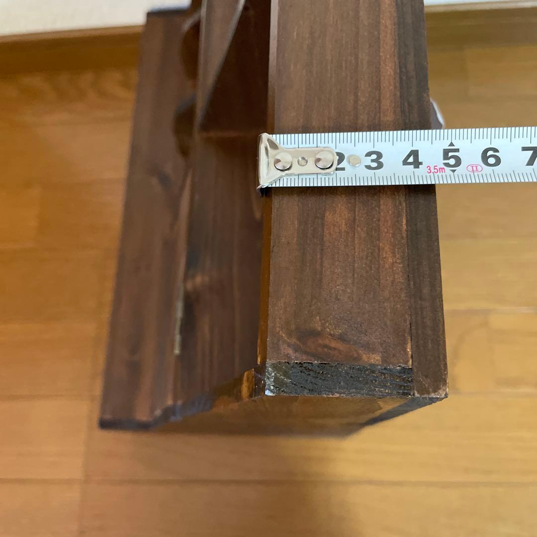 【新品未使用】salut! サリュ！リサイクルツールトランク❣️木製ツールトランク