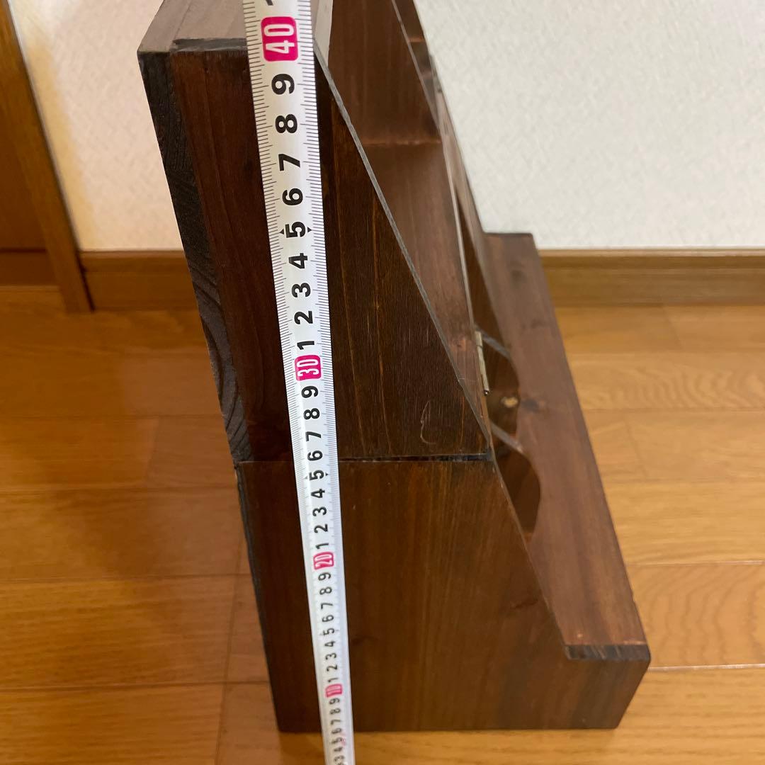 【新品未使用】salut! サリュ！リサイクルツールトランク❣️木製ツールトランク