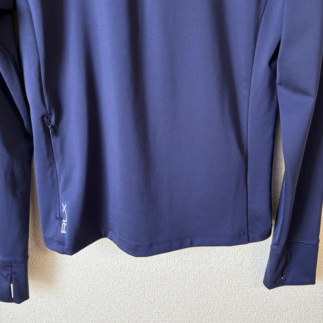 【極美品】 RLX ラルフローレン ゴルフ　ハーフジップ 紺 ストレッチ