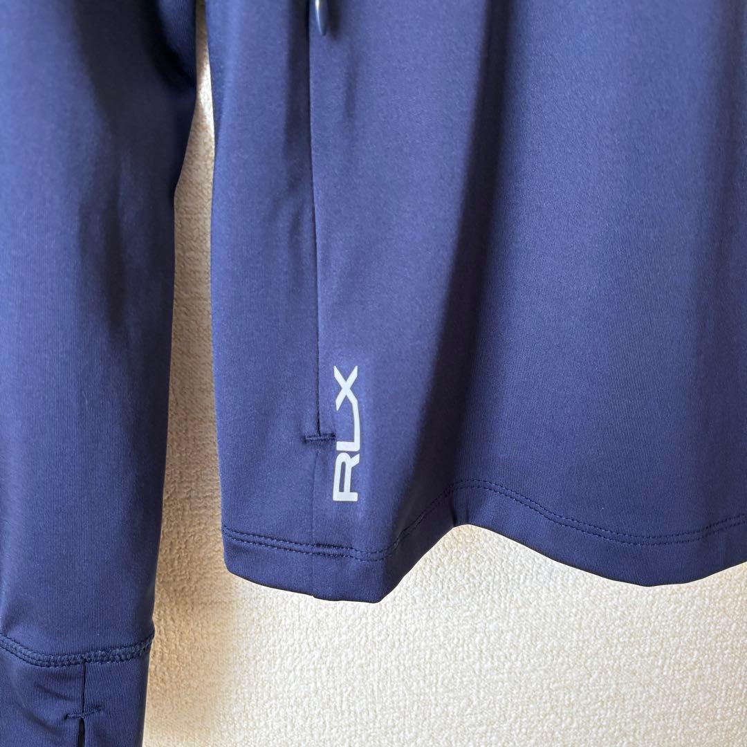 【極美品】 RLX ラルフローレン ゴルフ　ハーフジップ 紺 ストレッチ