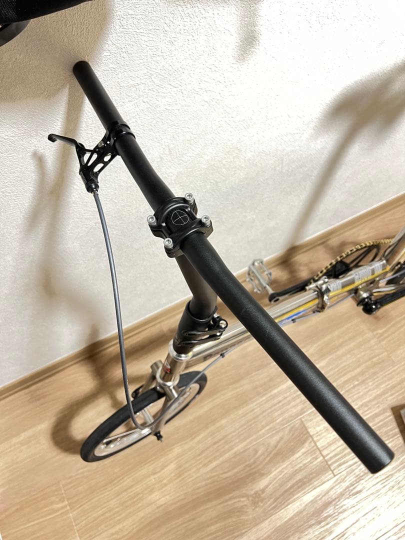 パナソニック トレンクル アルミ合金 前傾ヘッドチューブ ステム セット