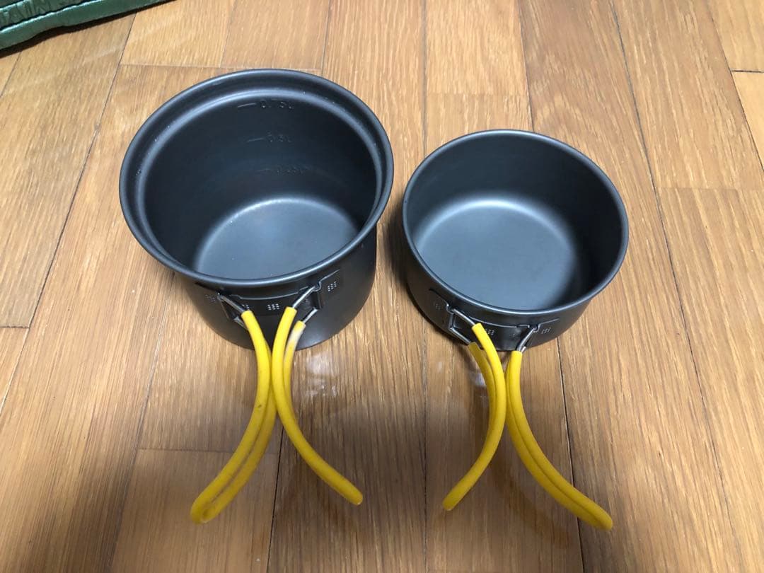 モンベルクッカー　トランギアアルスト　チタンゴトクセット