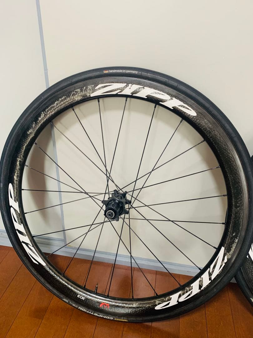Zipp303 firecrest カーボンホイール　チューブラタイヤ
