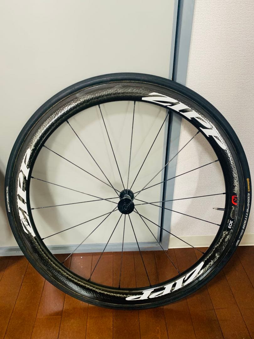 Zipp303 firecrest カーボンホイール　チューブラタイヤ