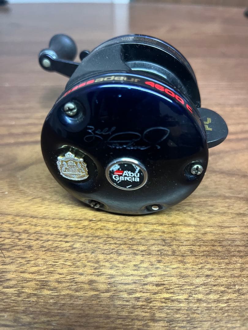 Abu Garcia 4600 リール Zell Rowland サイン入り