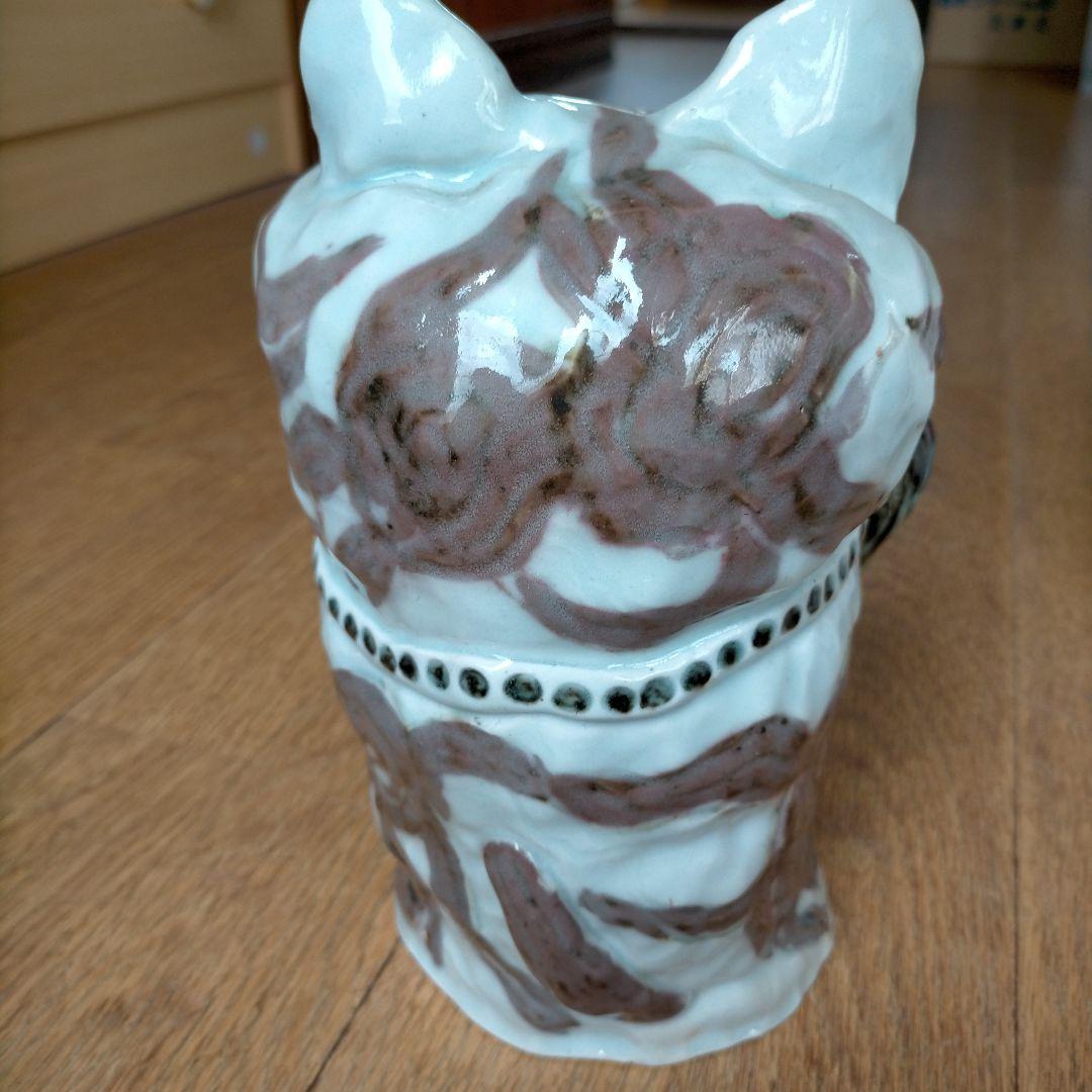 まねき猫 陶製 置物 一点物