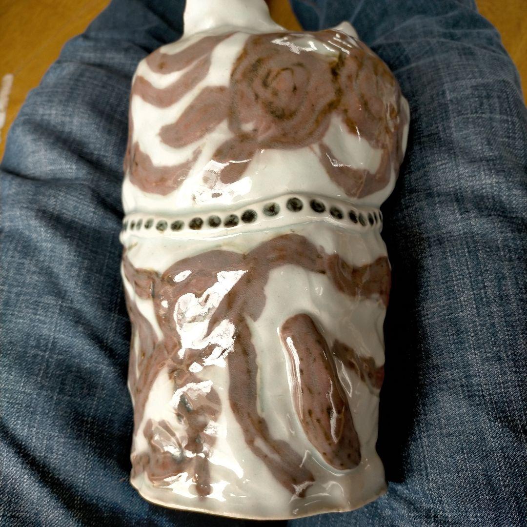 まねき猫 陶製 置物 一点物