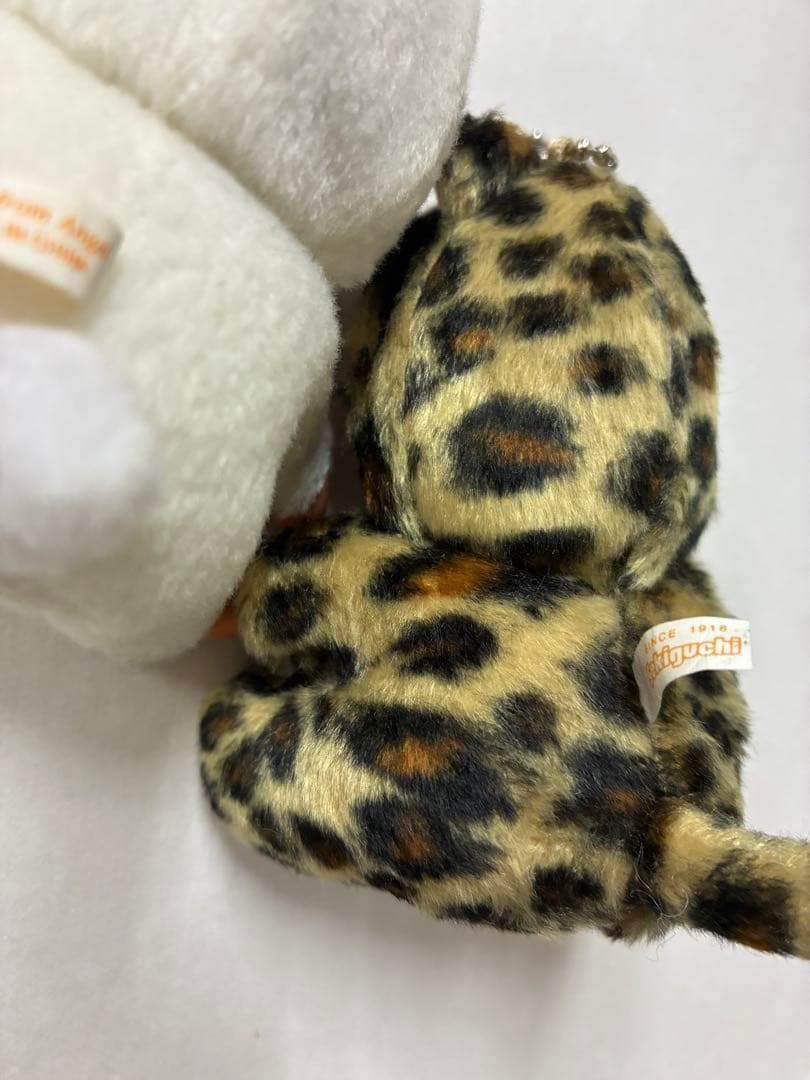 平成レトロ　セキグチ　アニマルモンチッチ　ヒョウ＆ウサギ　ぬいぐるみストラップ