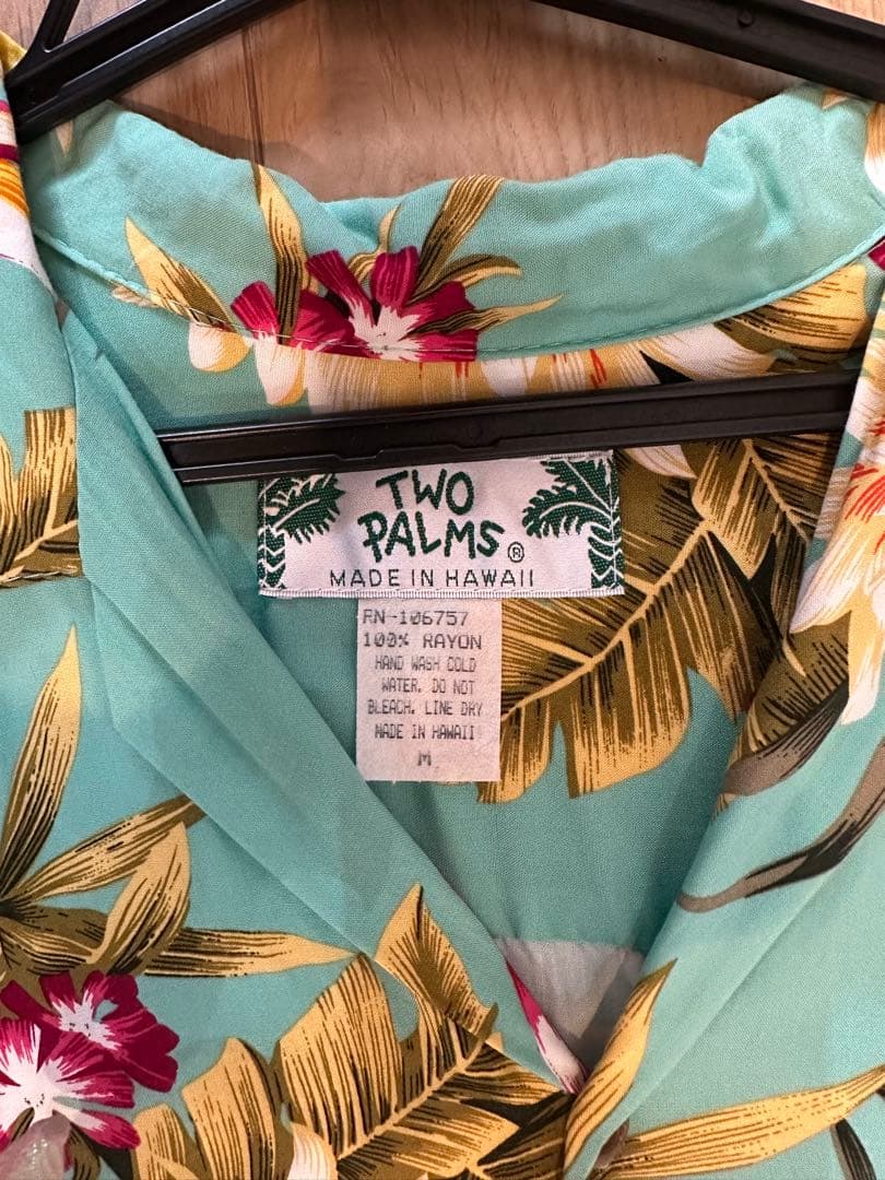 3点セット　TWO PALMS ムームー チュニック　アロハシャツ　リンクコーデ