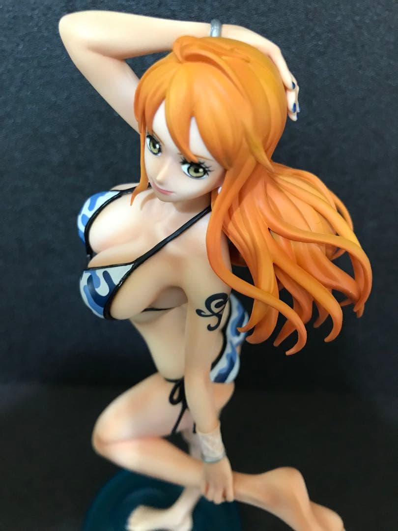 ワンピース ナミ フィギュア　リペイント　 オークション