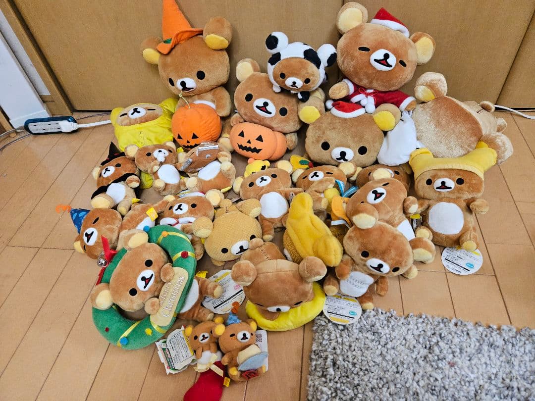 リラックマ ぬいぐるみセット⑤ボールチェーン