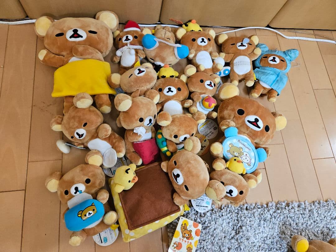 リラックマ ぬいぐるみセット⑤ボールチェーン